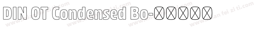 DIN OT Condensed Bo字体转换